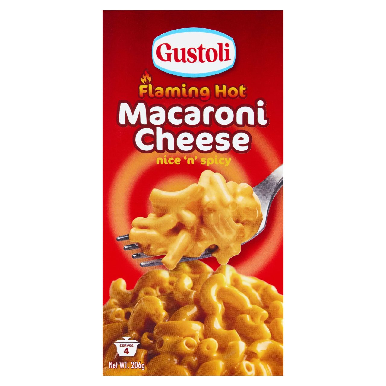 Gustoli Flaming Hot Macaroni Cheese 206g