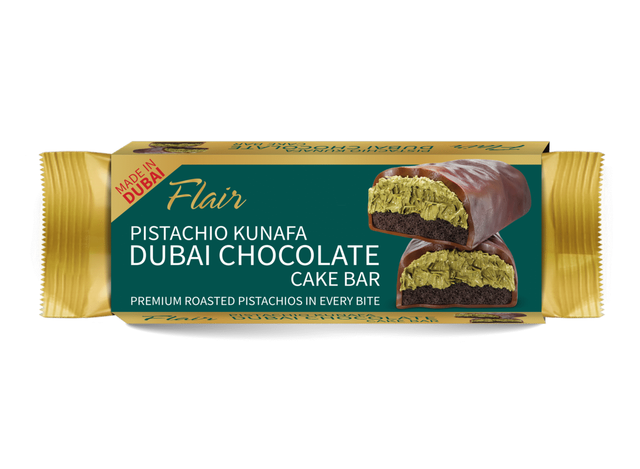 Flair Pistachio Kunafa Dubai Chocolate Cake Bar 28g