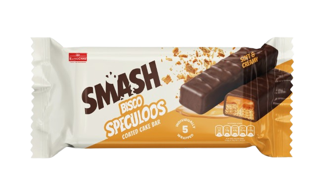 SMASH Bisco Speculoos Coated Cake Bar (5 x 28g)